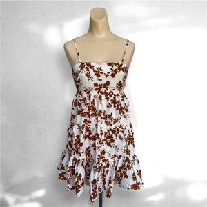 🌸 Showpo Lorelle Straight Neck Tiered Mini Dress